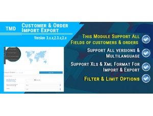 Customer & Order Import Export